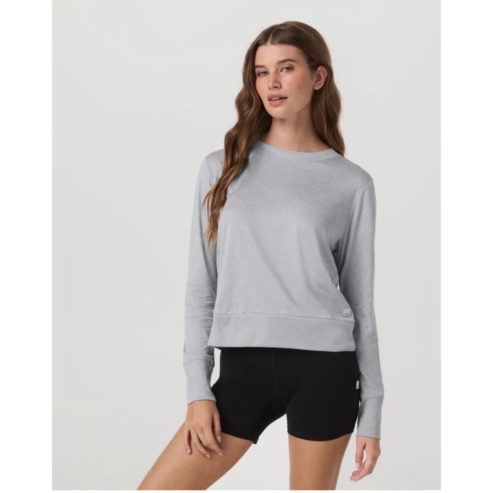 Vuori Charcoal Gray Crewneck Shirt